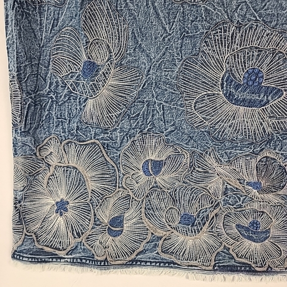 NWT Anthropologie Conditions Apply Sleeveless Adesina Tunic Denim Dress Sz XS - Picture 4 of 10